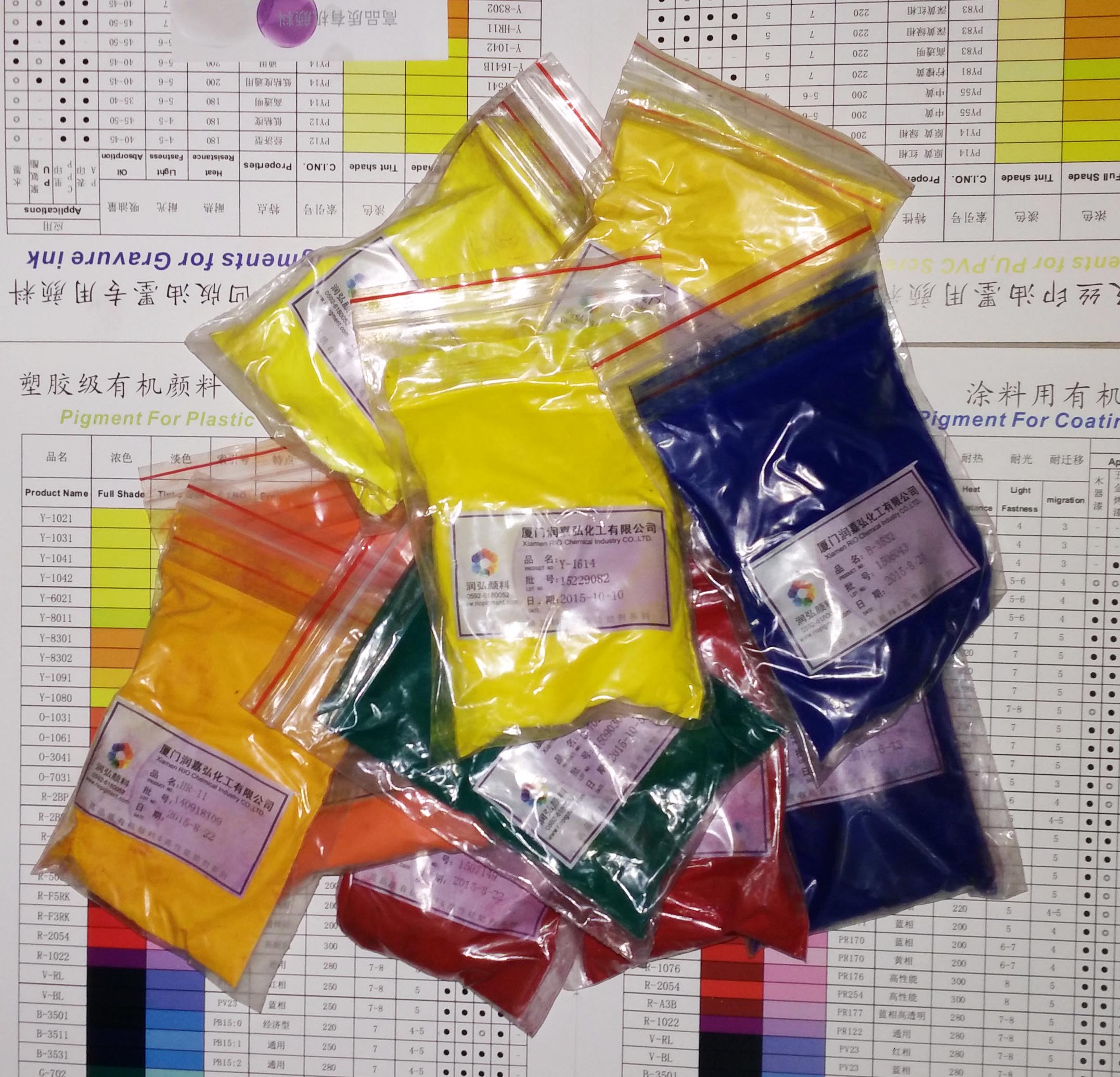 絲印及皮革專(zhuān)用有機(jī)顏料